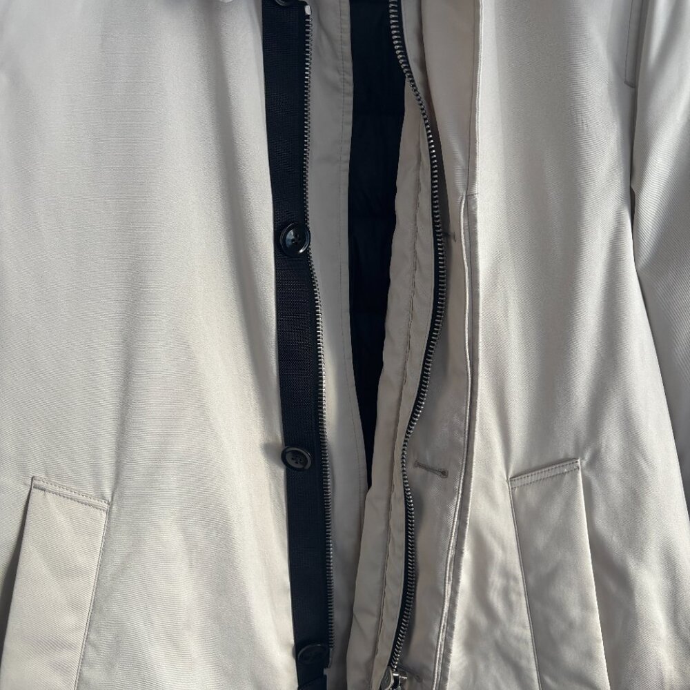$7000 TOM FORD Faille Down Insulated Raincoat/ Parka Jacket - Beige US 40-42 - Picture 11 of 16